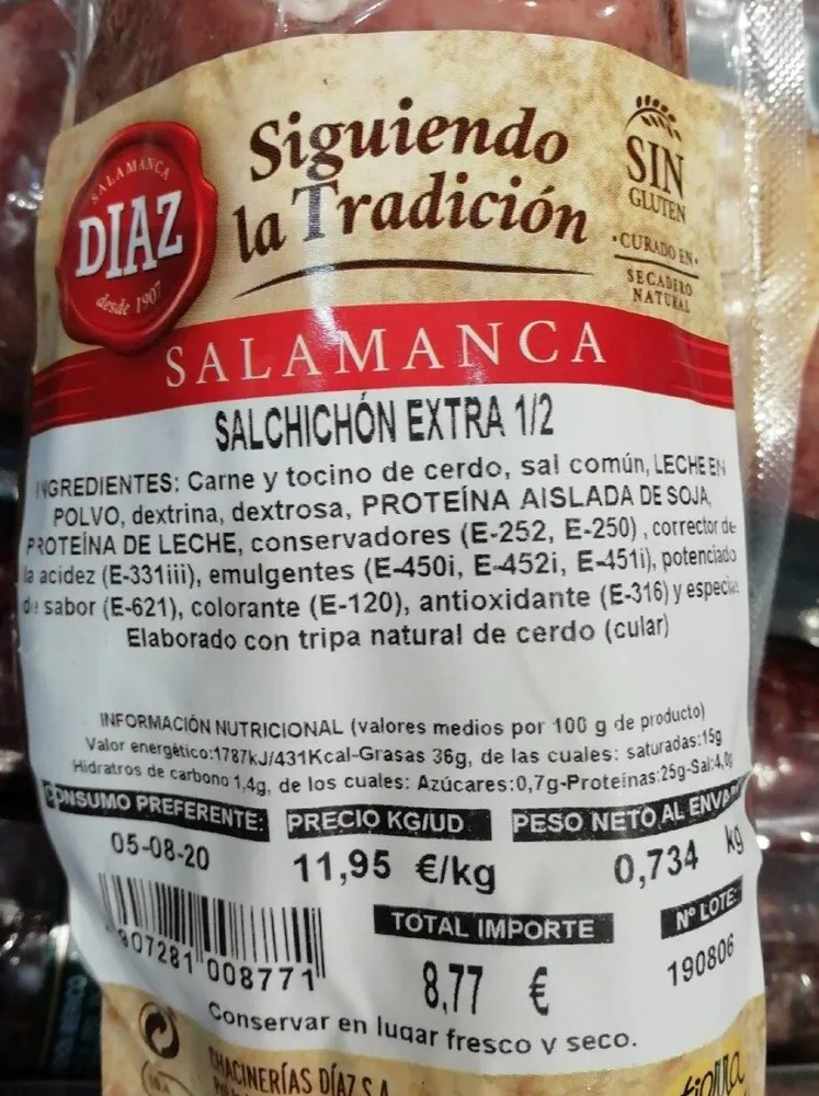 Salchichón extra