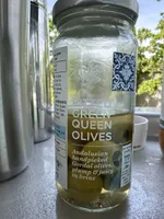 Pitted Green Queen Olives