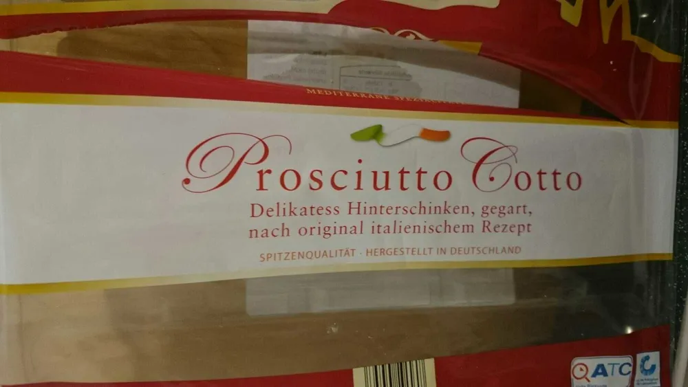Prosciutto Cotto, Delikatess Hinterschinken