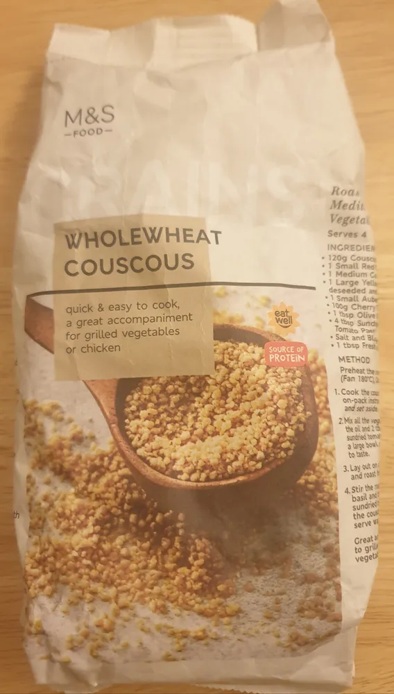 Wholewheat couscous