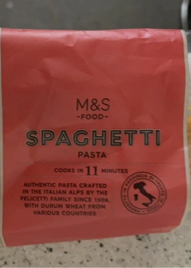 Spaghetti pasta