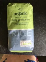 M&S -FOOD- organic PERFECTLY MILLED long grain ric
