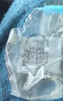 Golden granulated sugar