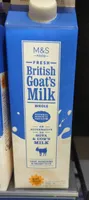 Fresh British goats milk