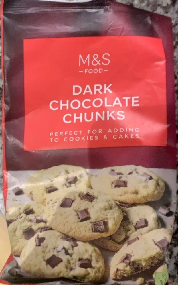 Dark chocolate chunks