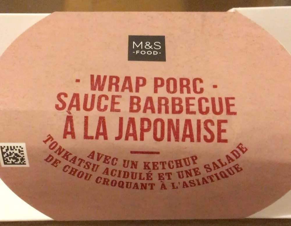 Wrap Porc Sauce Barbecue à la Japonaise
