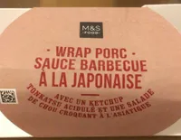 Wrap Porc Sauce Barbecue à la Japonaise