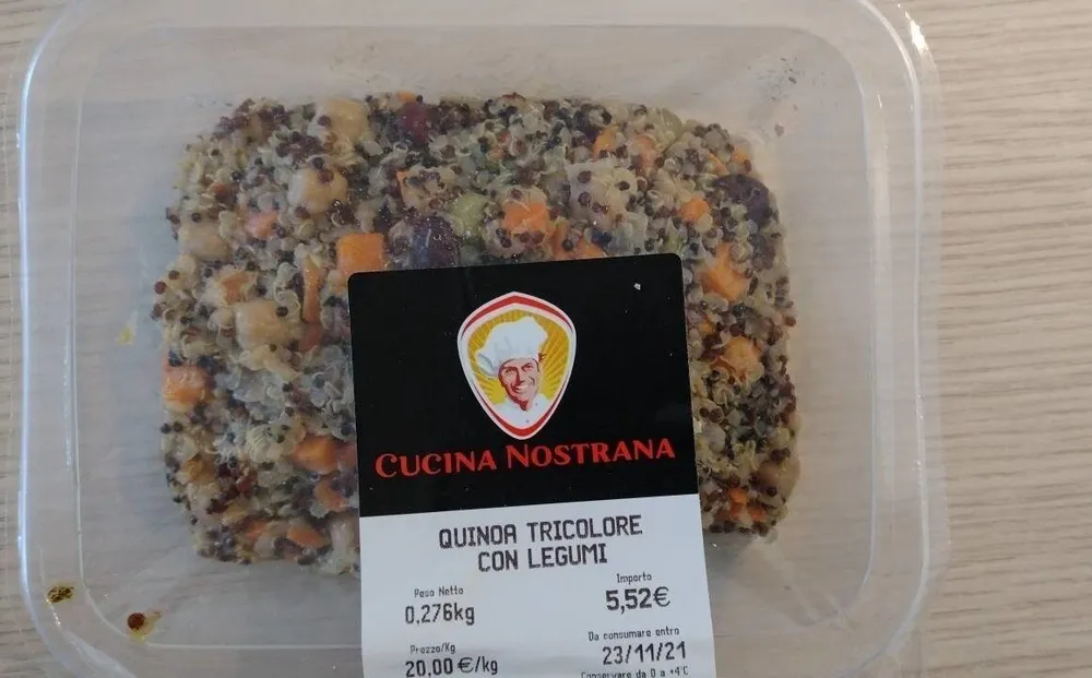 Quinoa tricolore con legumi