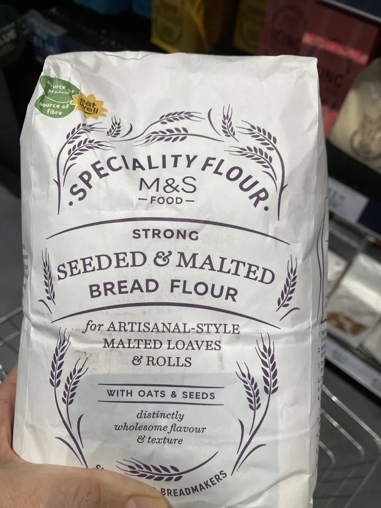 Strong seeded & malted bread flour
