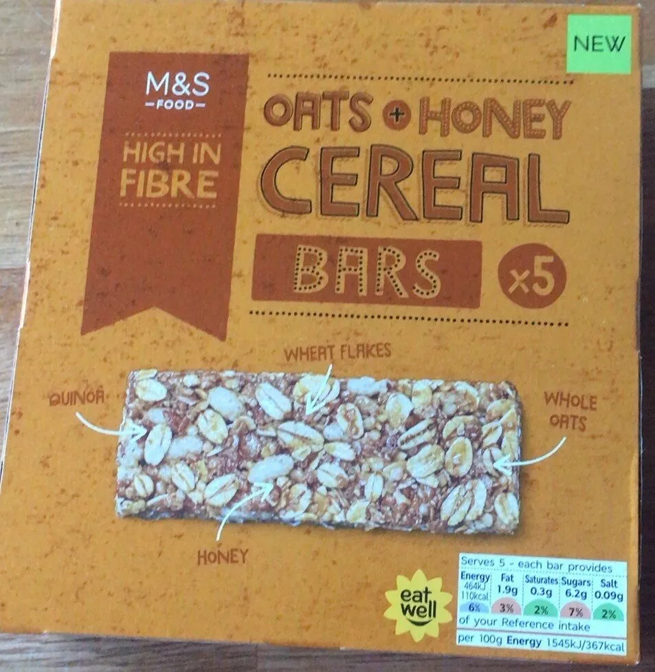 Oats and Honey Cereal Bars