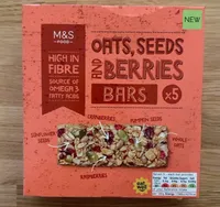 Oats, Seeds and Berries bars