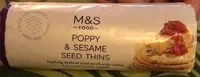 Poppy & sesame seed thins