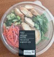 Salade poulet katsu