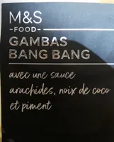 Salade gambas bang bang