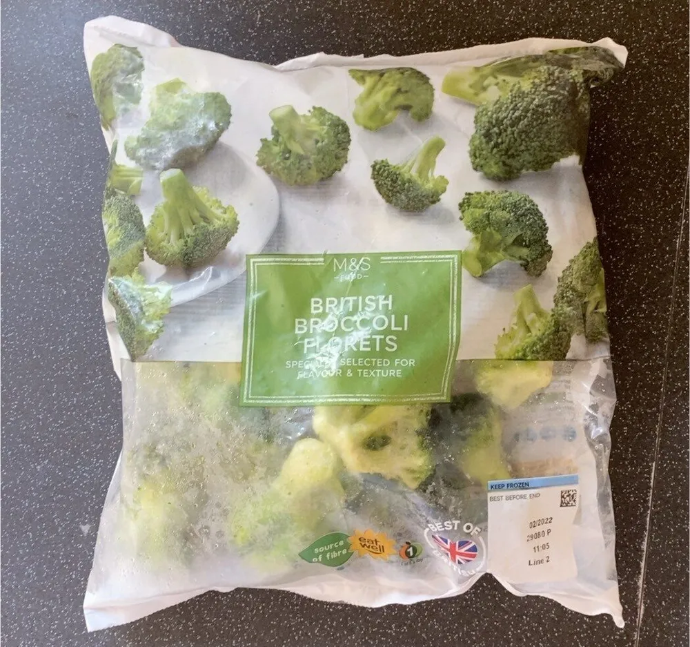British broccoli florets
