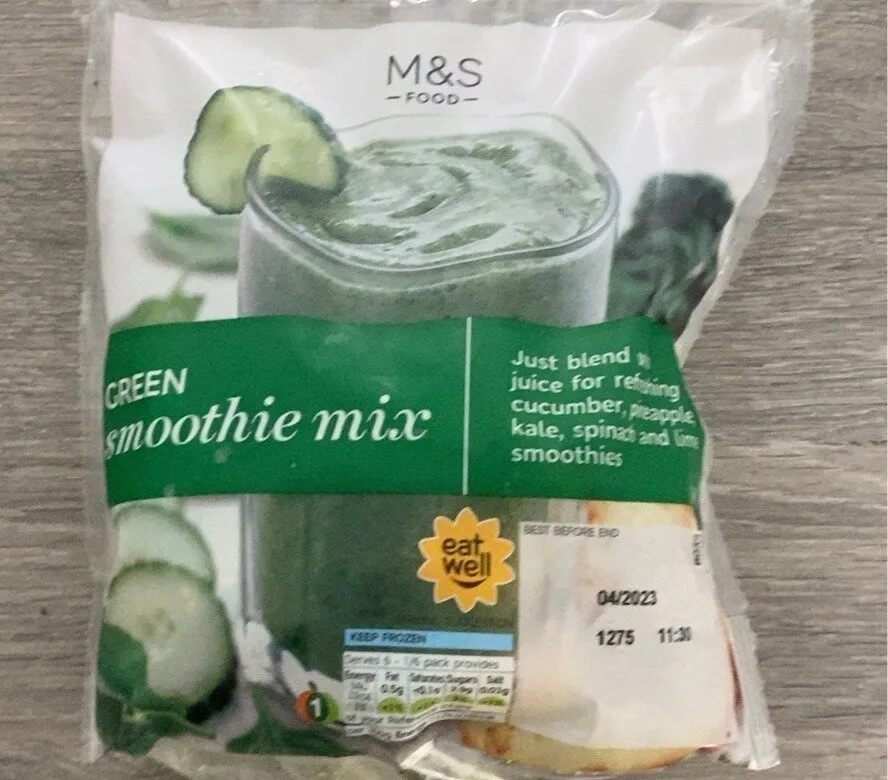 Green smoothie mix