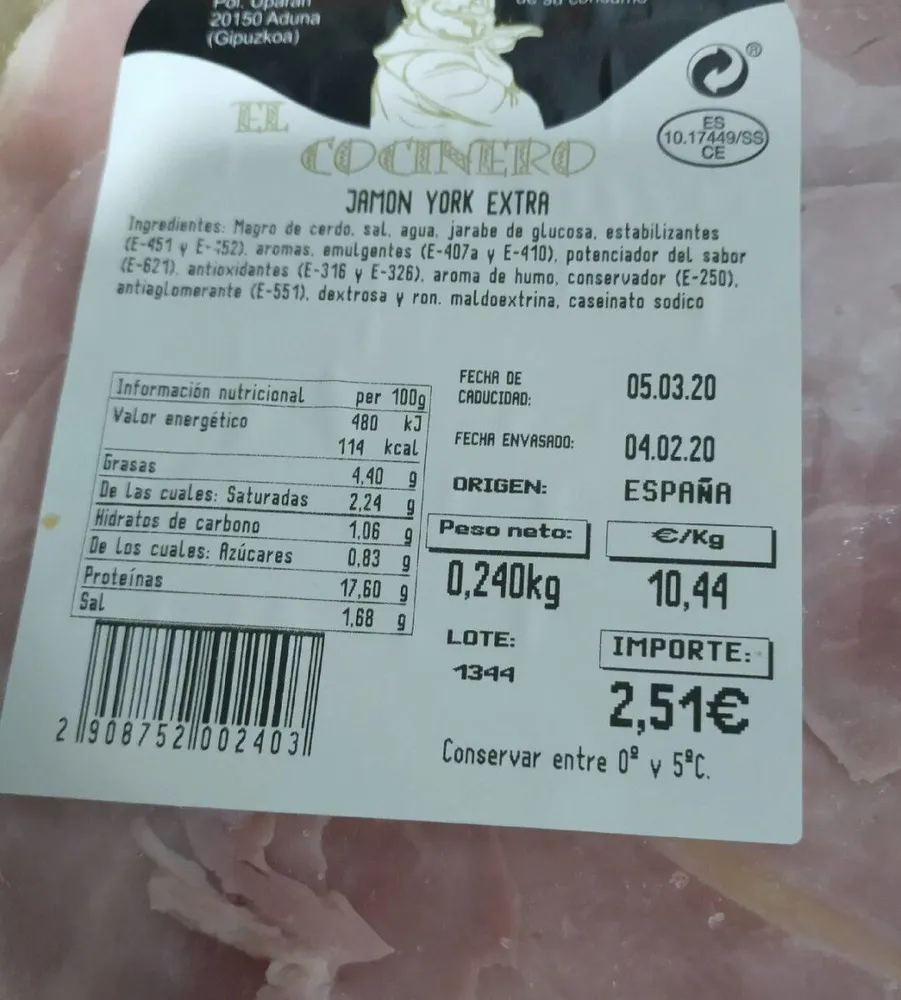 Jamón de York