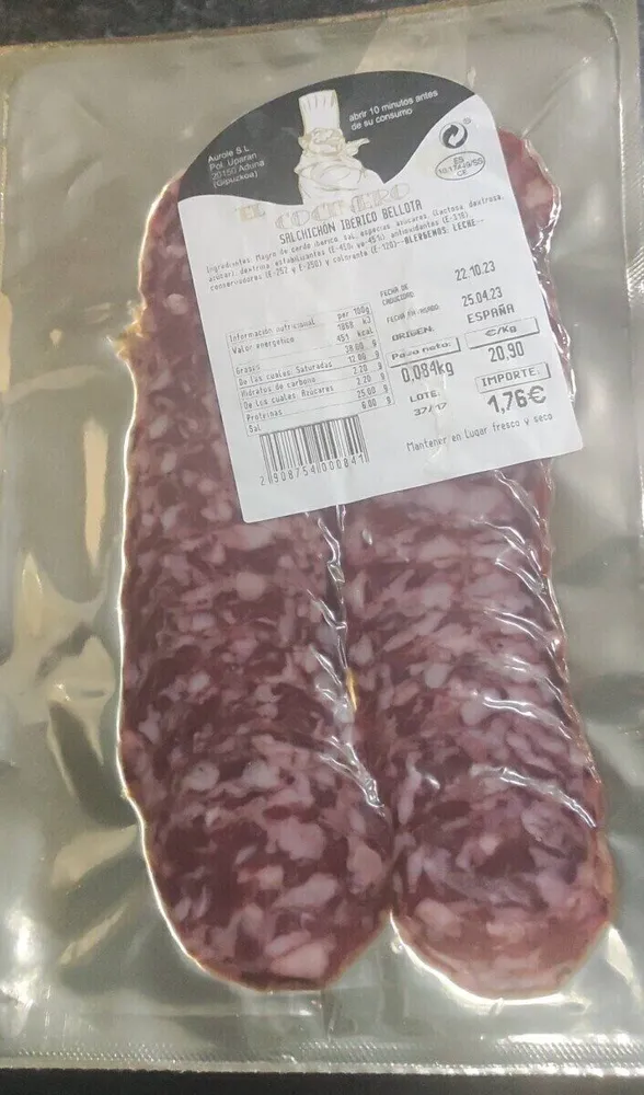Salchichón ibérico bellota