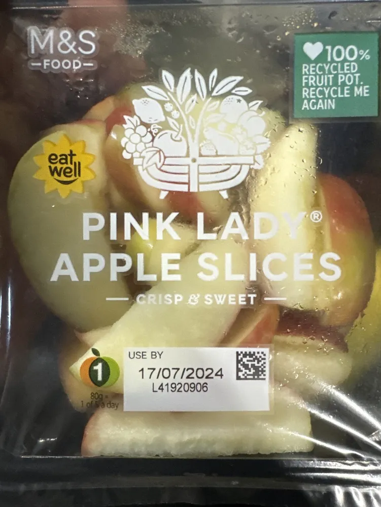 Pink Last Apple Slices