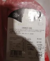 Longaniza de cerdo