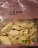 Dried apple slices