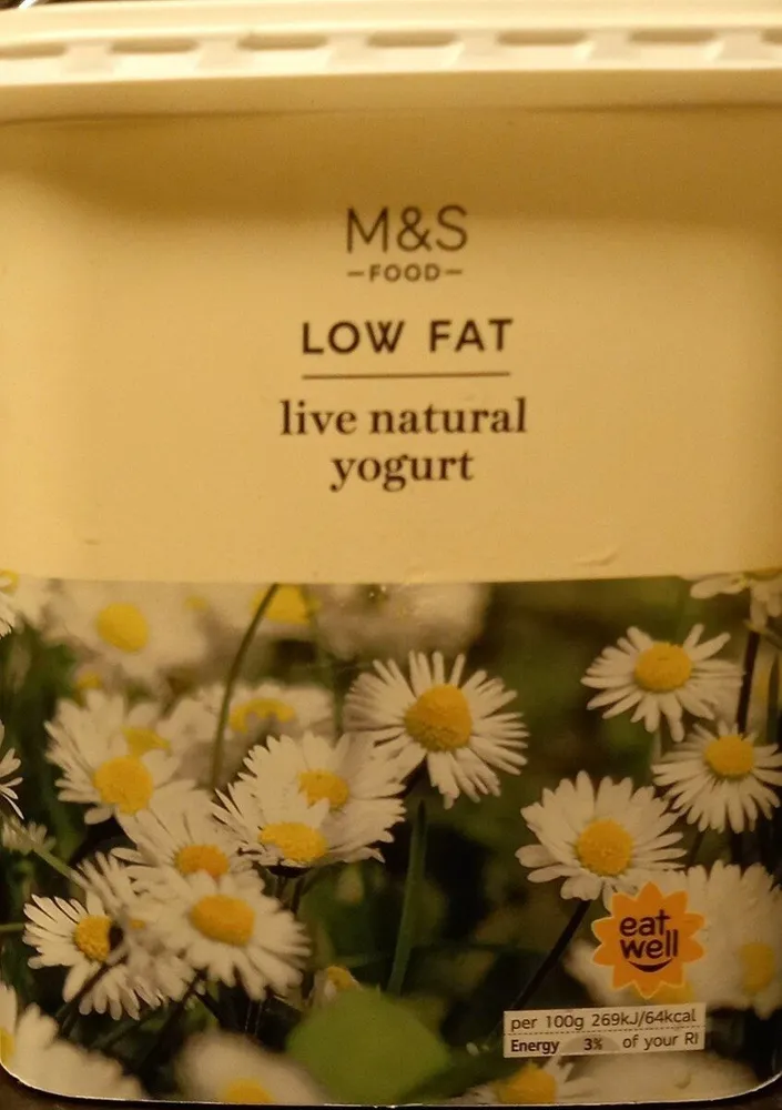 Low Fat Live Natural Yogurt