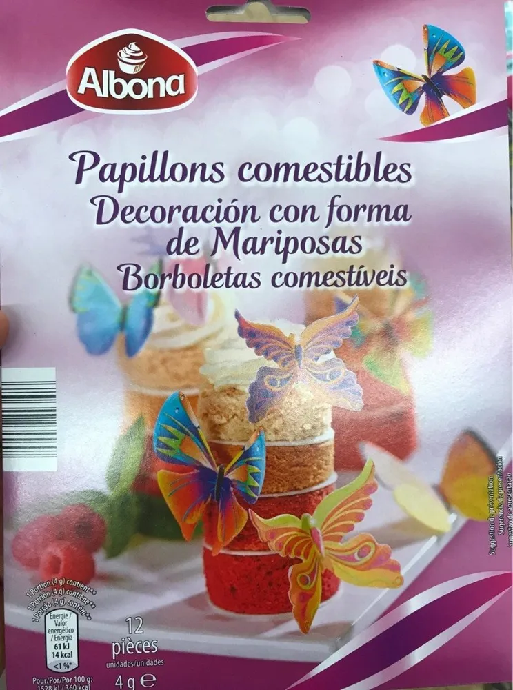 Papillons comestibles