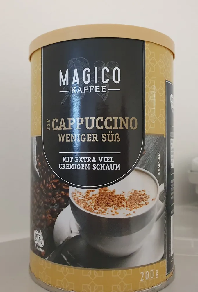 Cappuccino weniger süß
