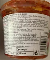 Tomato and basil sauce