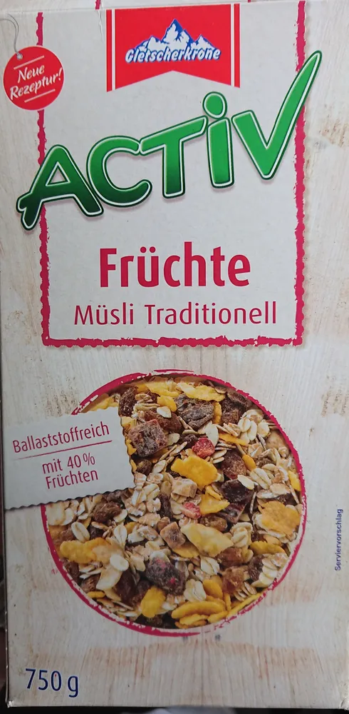 Active Früchte Müsli Traditionell
