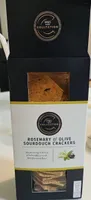 Rosemary & Olive Sourdough Crackers