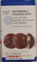 Chip cookies double chocolate