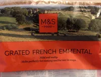 Grated French Emmental