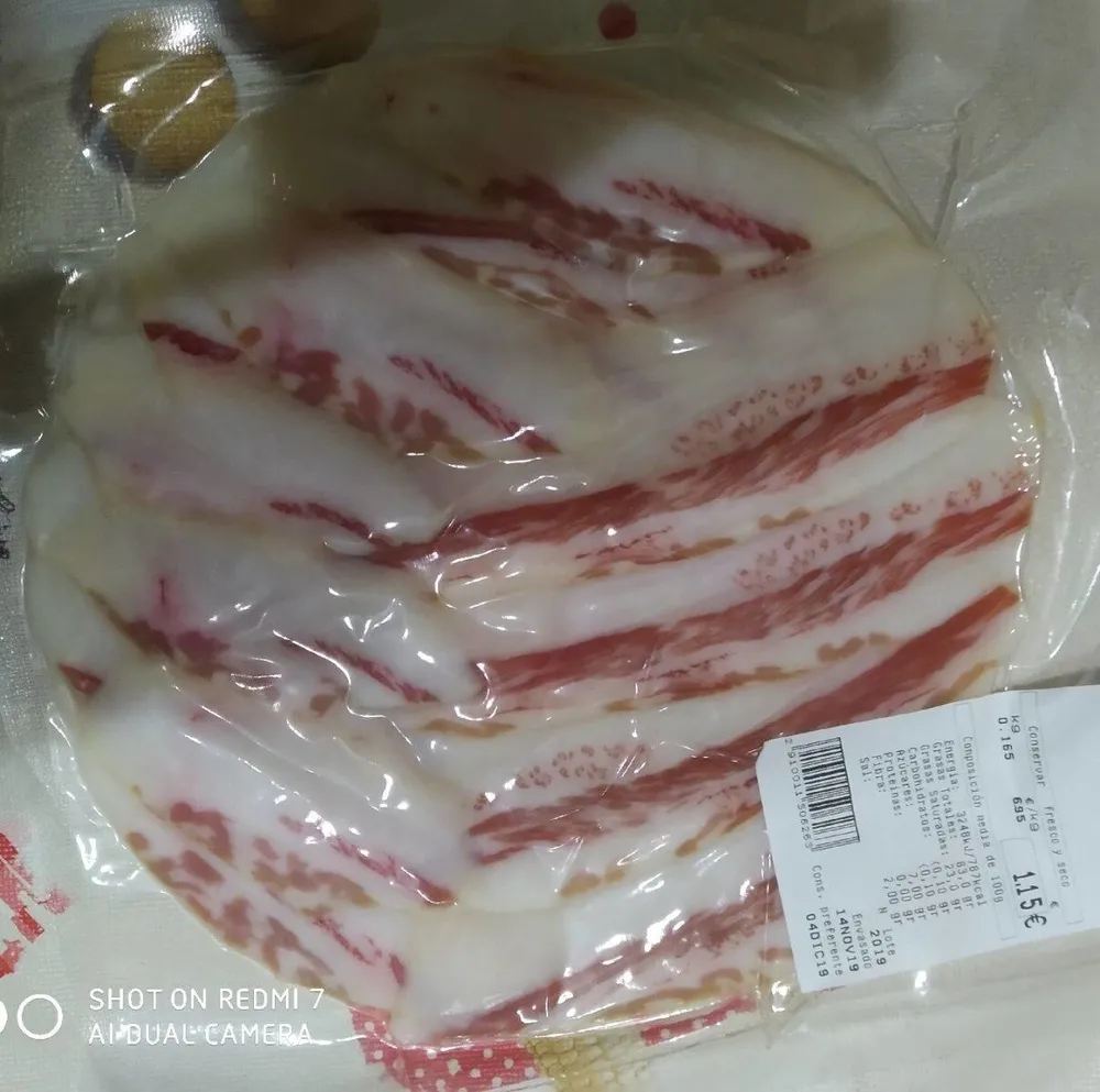 Panceta ibérica de bellota