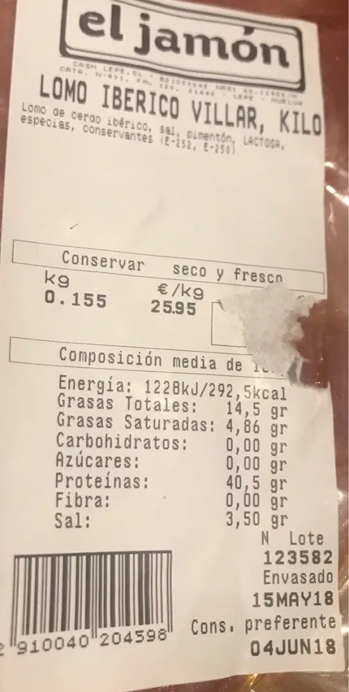 Jambon espagnol