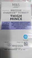 Turkey Thigh Mince