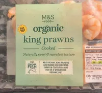 Organic king prawns