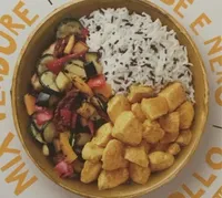 Mix verdure riso ribe e nero