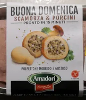 Polpettone scamorza e porcini