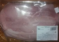 Tranches de jambon cuit délaissées