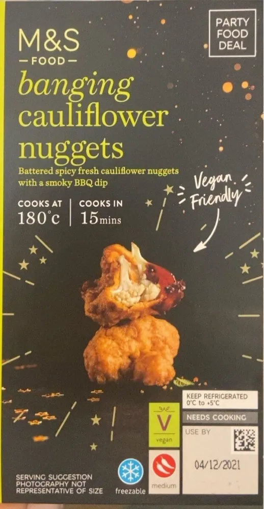 Banging cauliflower nuggets