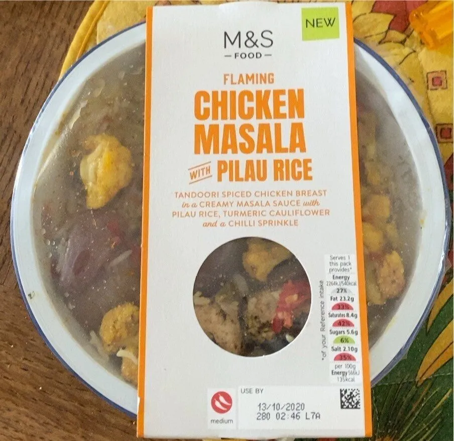 Chicken masala pilau rice