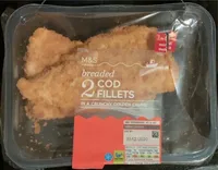 M&S breaded cod fillets