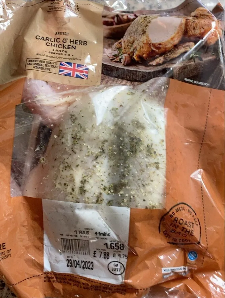 Garlic & herb chicken