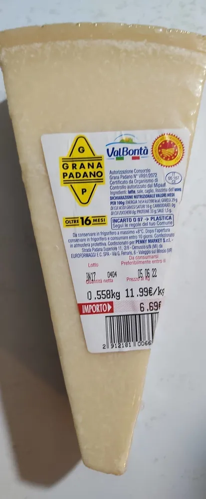 Grana Padano  oltre 16 mesi