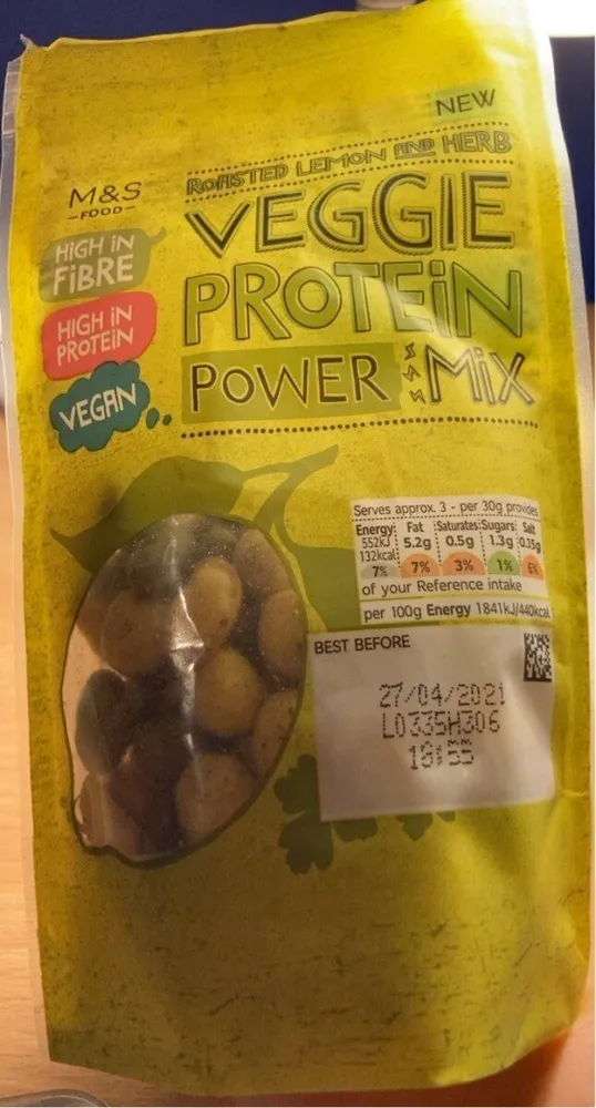 Veggie protein powder mix
