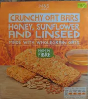 Crunchy Oat Bars Honey, Sunflower and Linseed