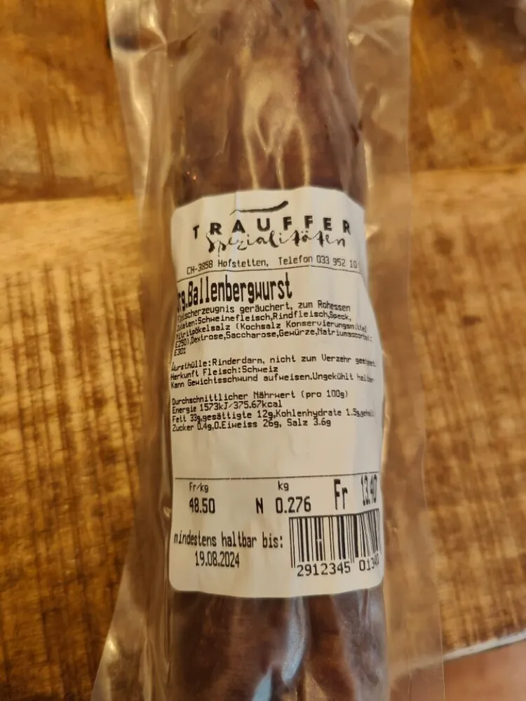 Original Ballenbergwurst