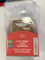 Oven Baked 3 seed crispbread