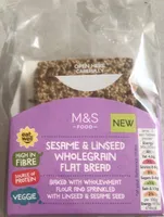 Sesame & Linseed Wholegrain Flat Bread